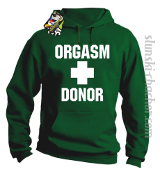 Orgasm Donor - Bluza z kapturem khely