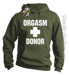 Orgasm Donor - Bluza z kapturem khely