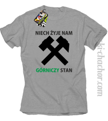 Niech żyje nam górniczy stan - Koszulka męska melanż