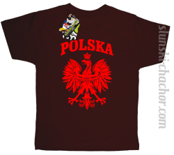 Polska - Koszulka dziecięca brąz