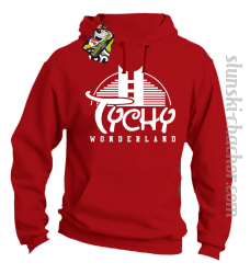 TYCHY Wonderland - Bluza męska z kapturem red