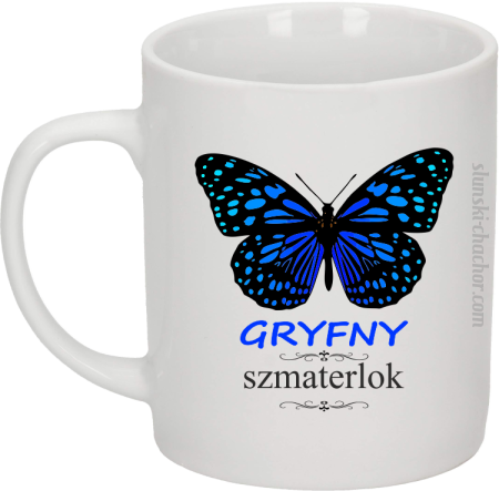 Gryfny Szmaterlok - kubek biały 330 ml 