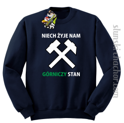 Niech żyje nam górniczy stan - Bluza STANDARD granat