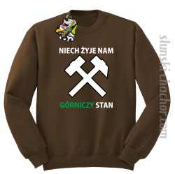 Niech żyje nam górniczy stan - Bluza STANDARD brąz