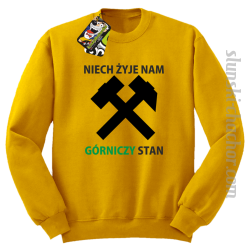 Niech żyje nam górniczy stan - Bluza STANDARD żółty