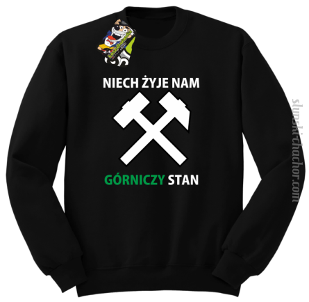 Niech żyje nam górniczy stan - Bluza STANDARD czarna