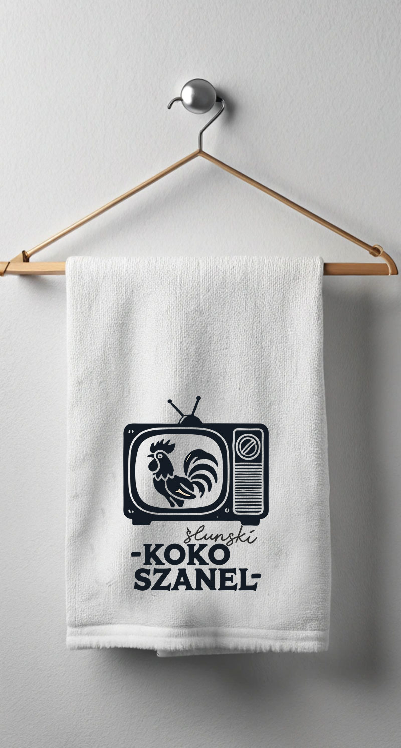 Ślunski Koko Szanel TV - ręcznik 50x100cm